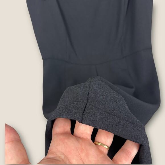 Julia Jordan Sleeveless Classic Wide Leg Jumpsuit Black Size 6 Cocktail Formal - Picture 8 of 14